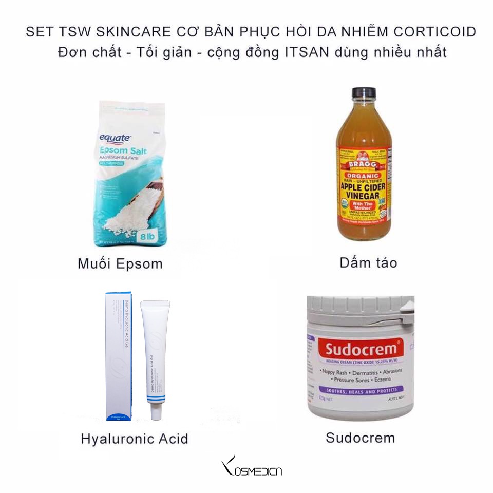 [ KIẾN THỨC ] PHỤC HỒI DA NHIỄM CORTICOID, RƯỢU THUỐC